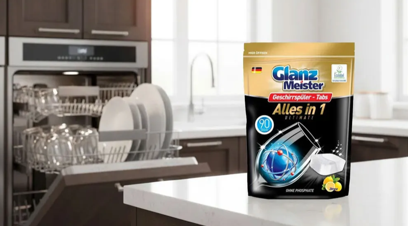 Viên rửa bát Eco Glanz Meister All in One Ultimate túi 90 viên