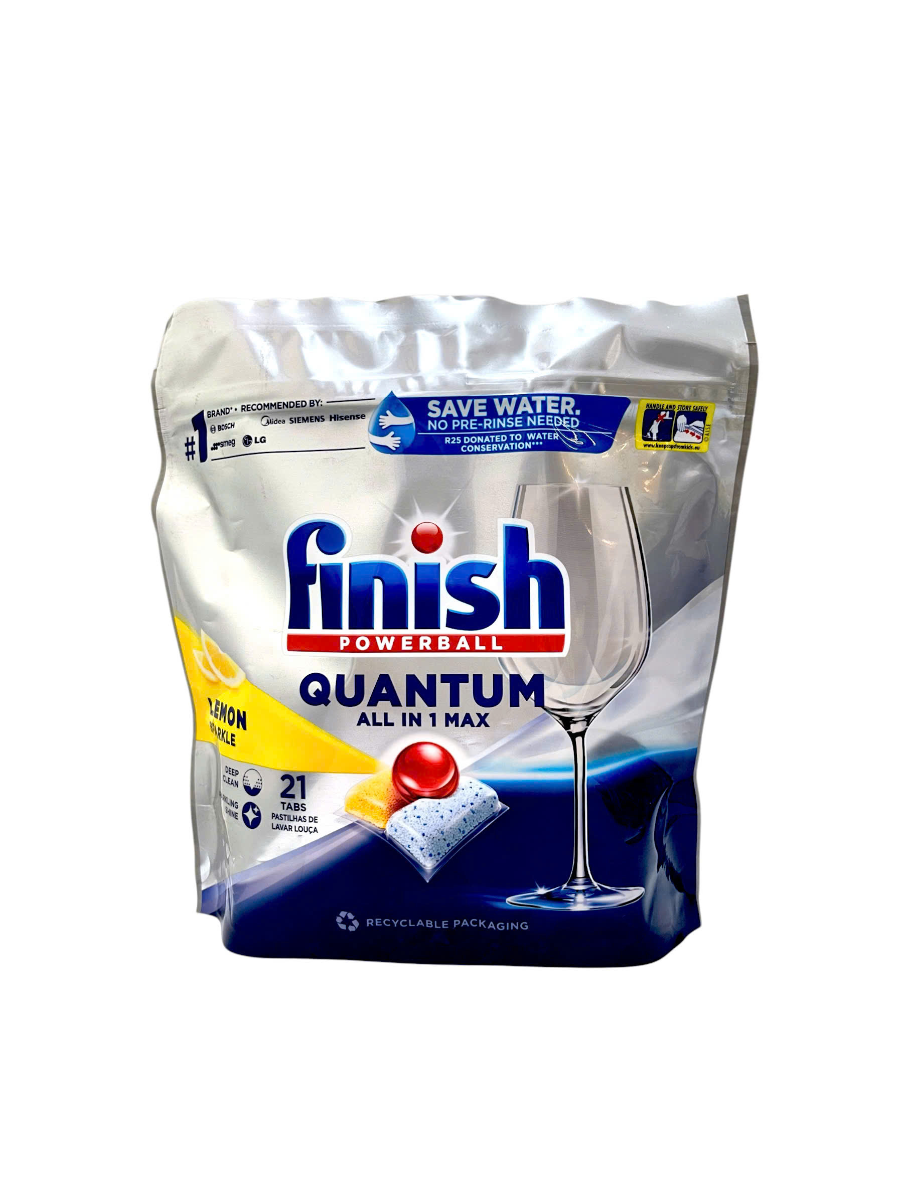 Viên rửa bát Finish Quantum túi 21 viên