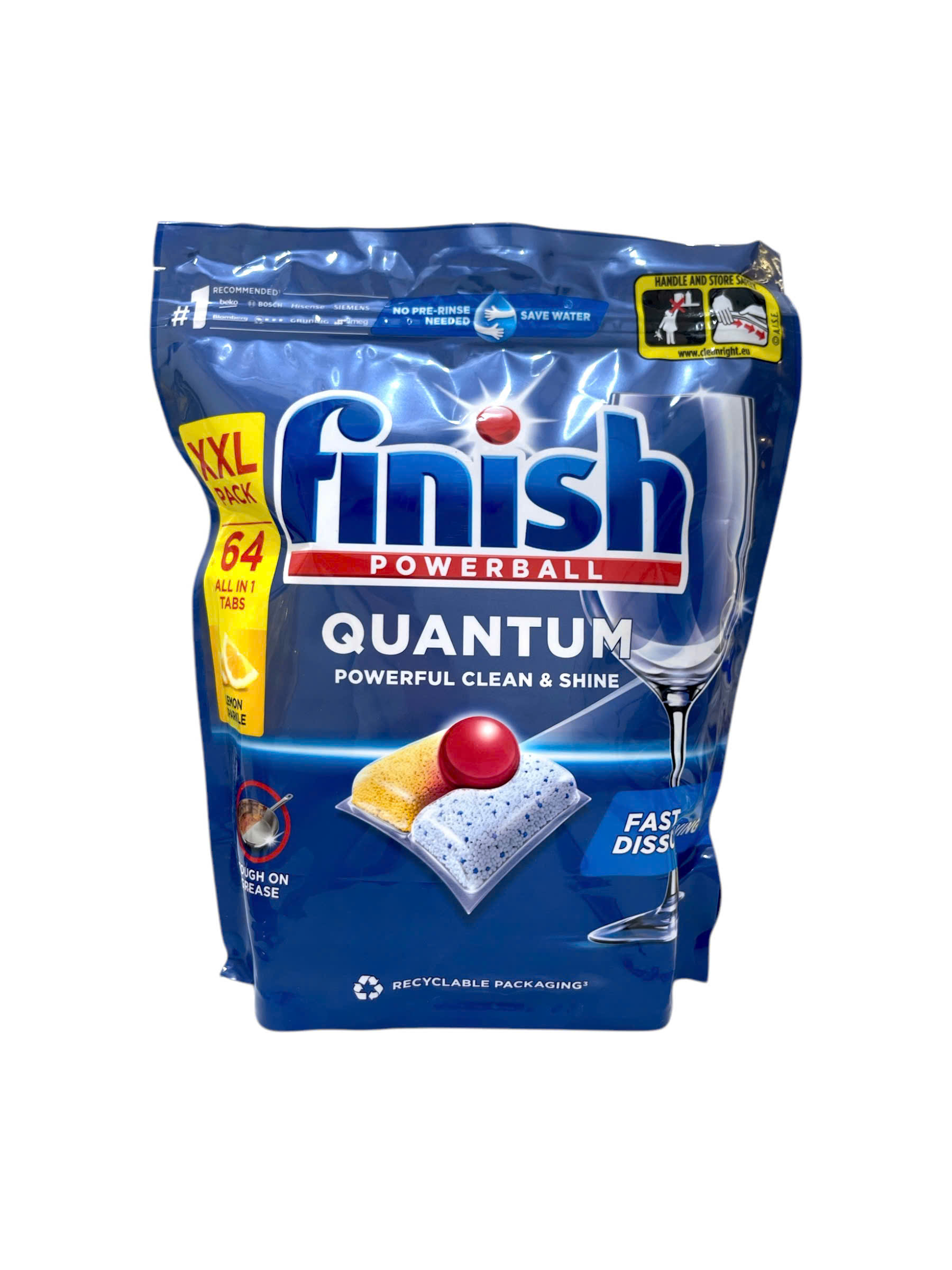 Viên rửa bát Finish Quantum túi 64 viên