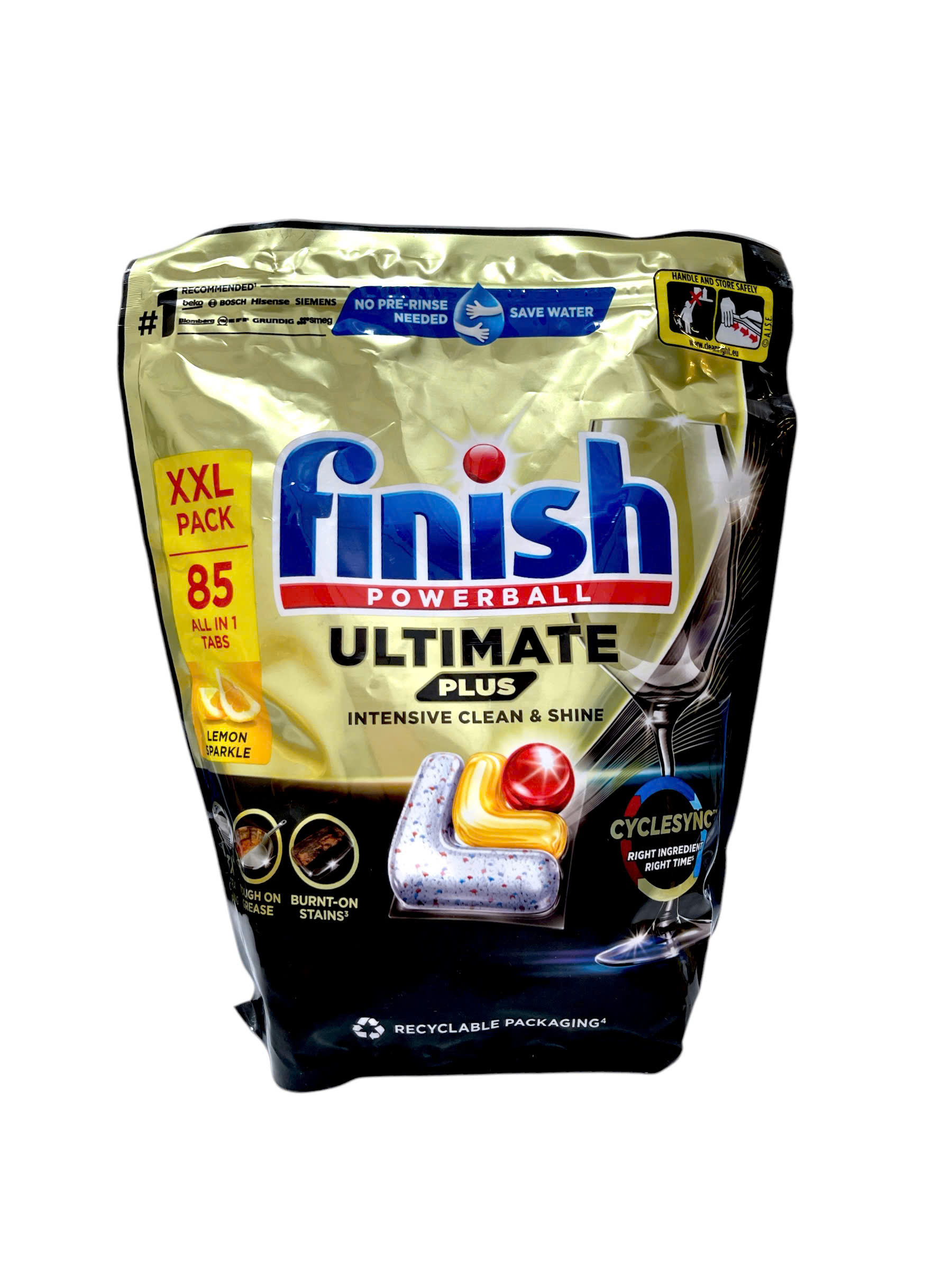 Viên rửa bát Finish Ultimate Plus túi 85 viên