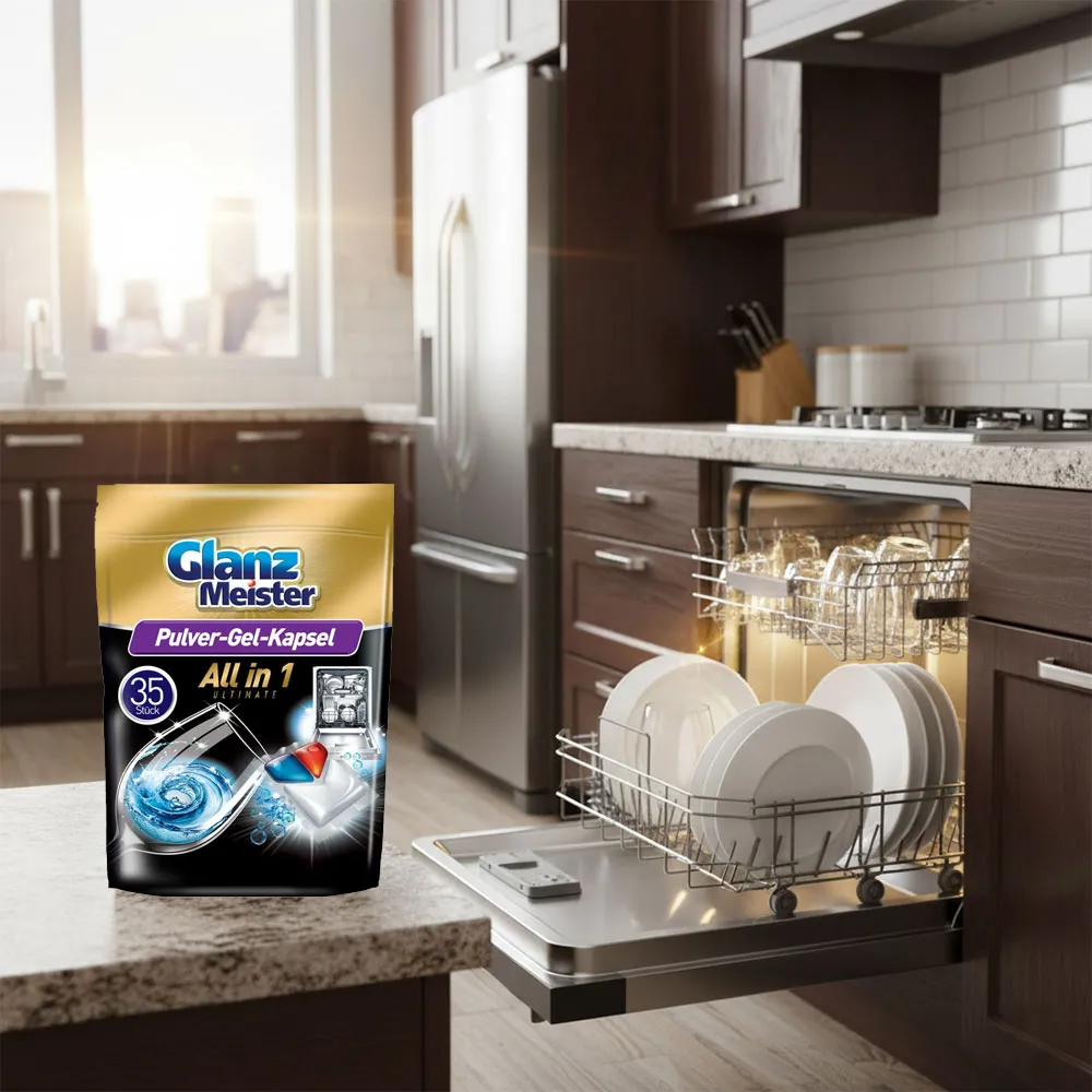 Viên rửa bát Glanz Meister All in One Ultimate túi 35 viên