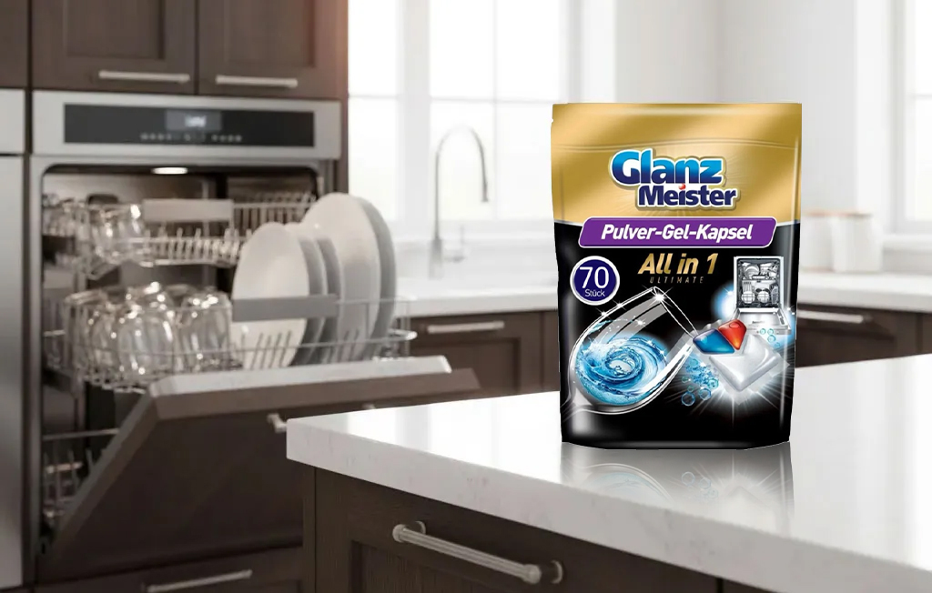 Viên rửa bát Glanz Meister All in One Ultimate túi 70 viên