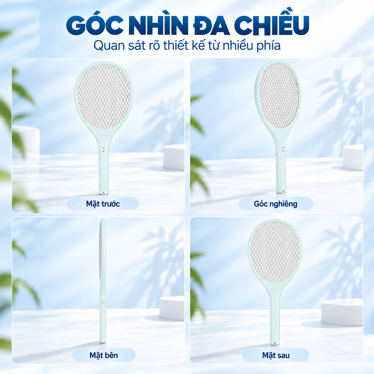 Vợt muỗi COEX CMS-1005 Blue