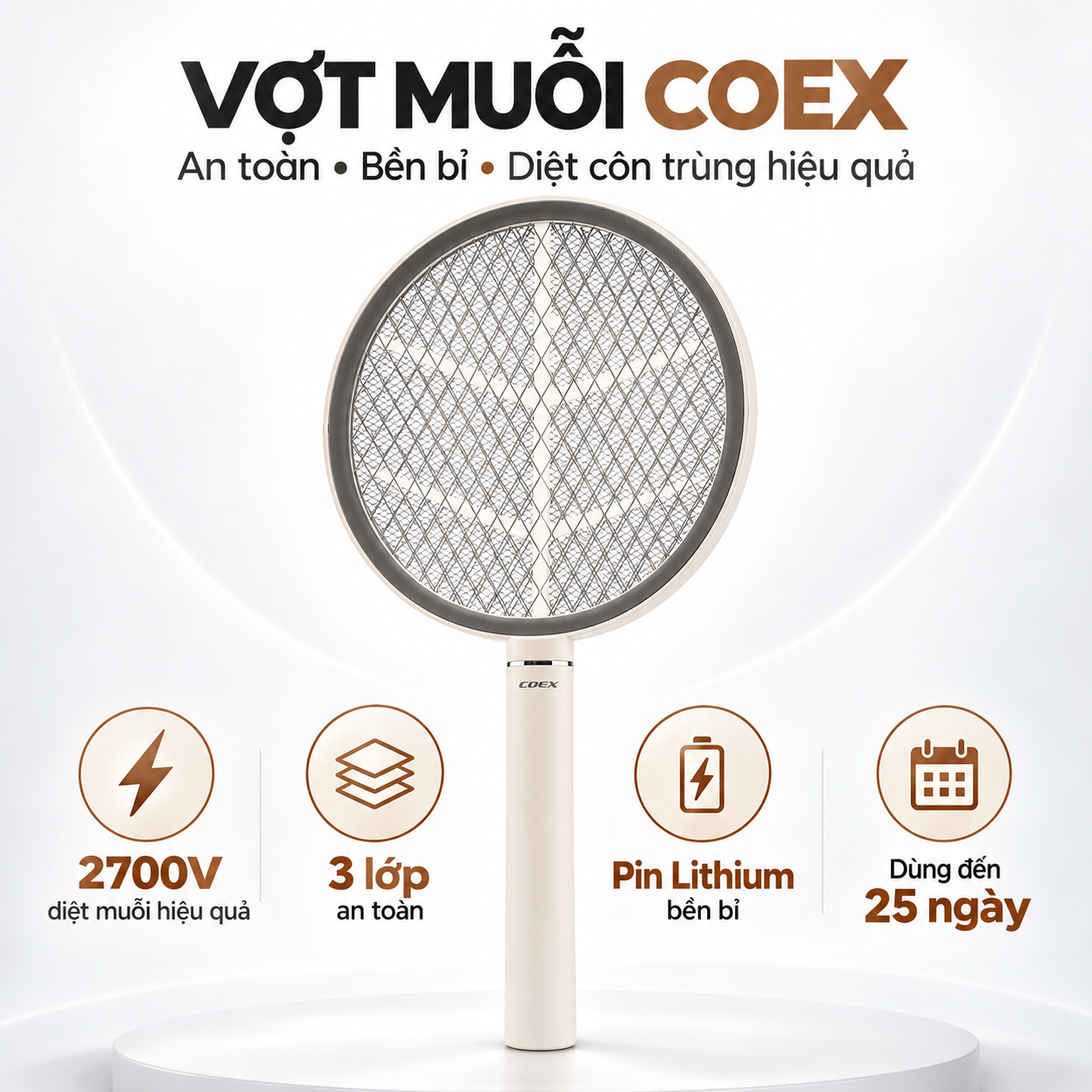 Vợt muỗi COEX CMS-1006