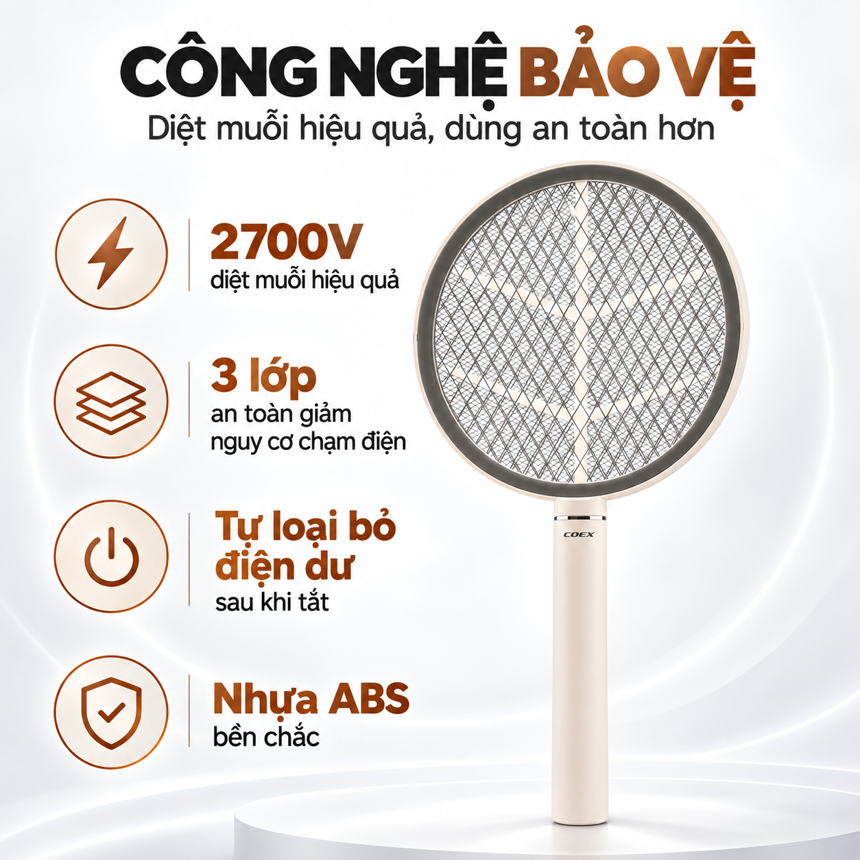 Vợt muỗi COEX CMS-1006