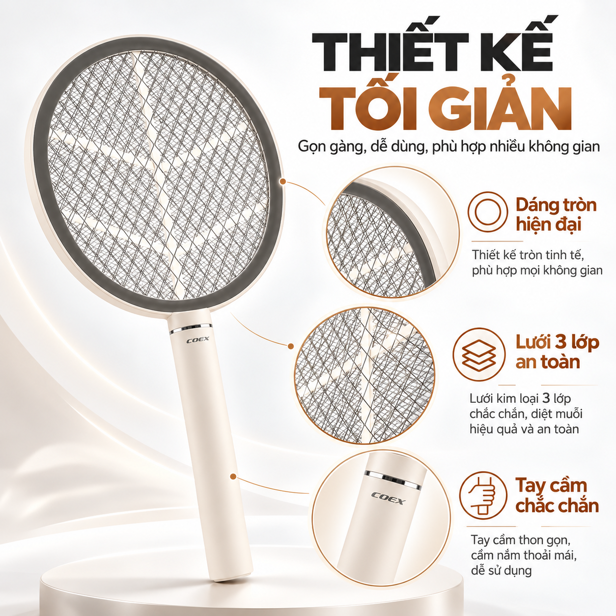 Vợt muỗi COEX CMS-1006