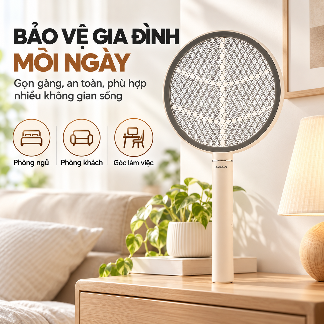 Vợt muỗi COEX CMS-1006