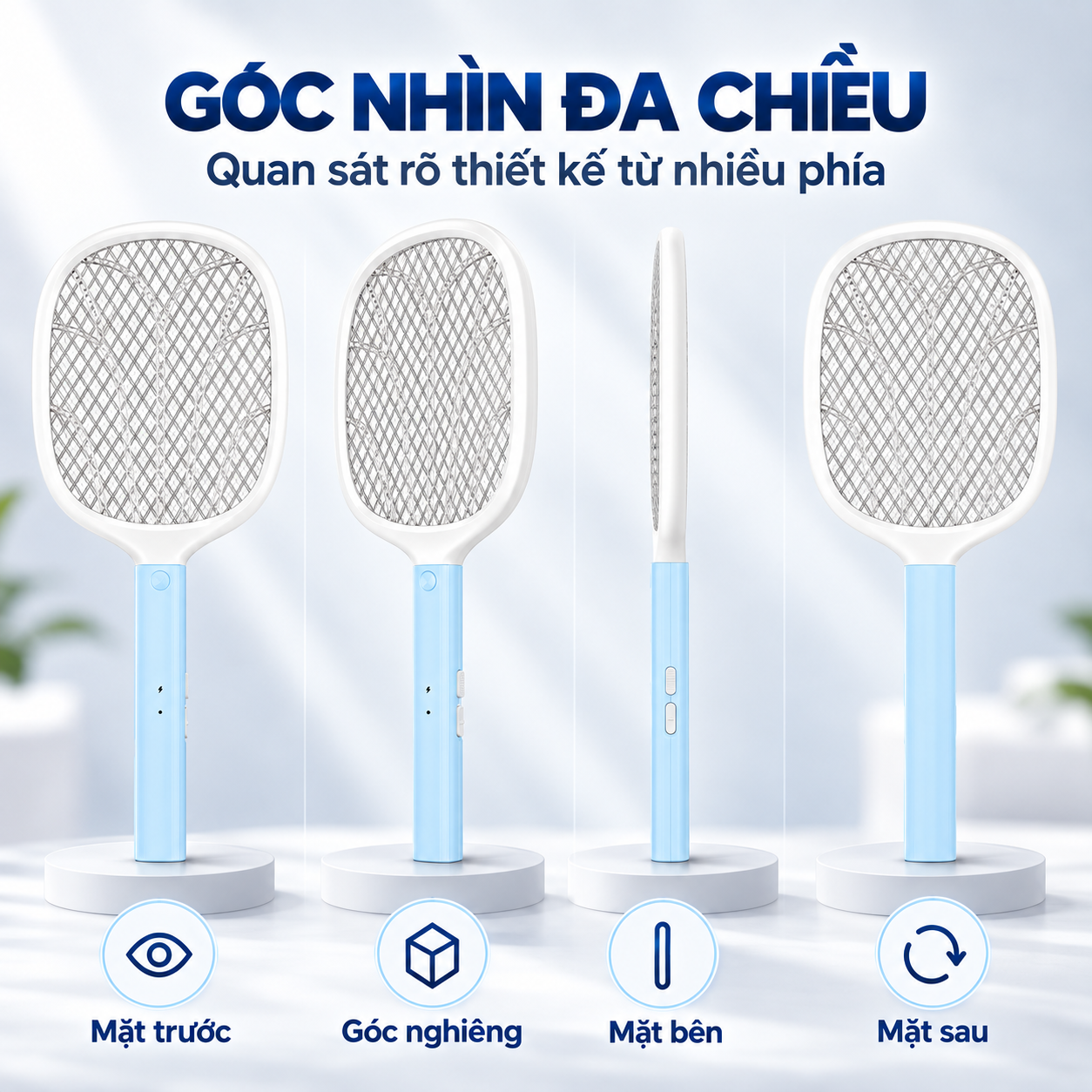 Vợt muỗi tích hợp đèn pin chiếu sáng COEX CMS-1004