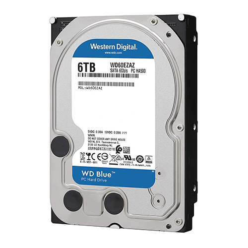 WD HDD Blue 6TB 3.5 SATA 3/256MB Cache/ 5400RPM(M