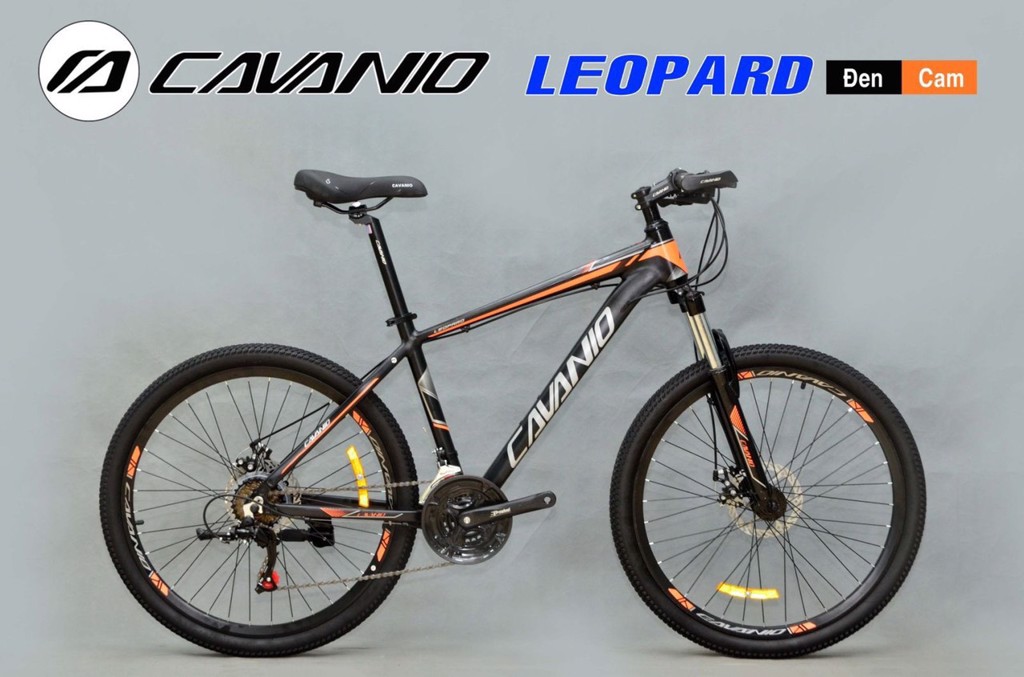 Xe đạp Địa hình CAVANIO Eco 500 (Đen,Cam)