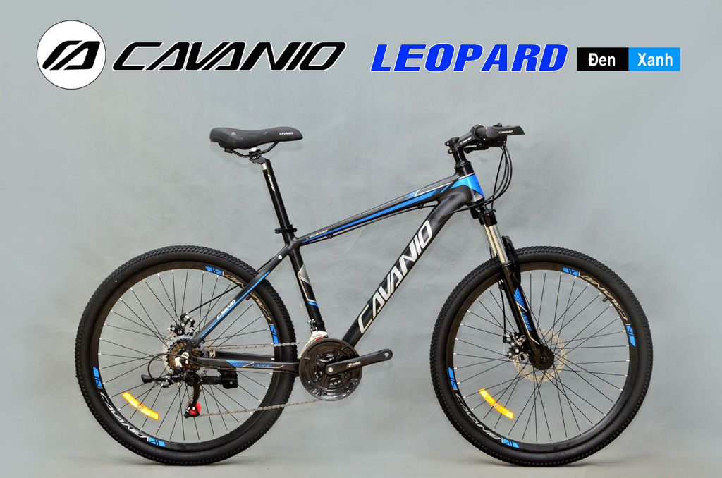 Xe đạp Địa hình CAVANIO Eco 500 (Đen,Xanh)