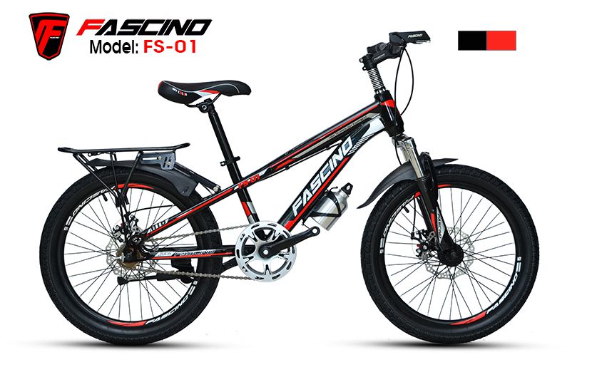 Xe đạp Địa hình FASCINO FS-01 (Đen,Đỏ)