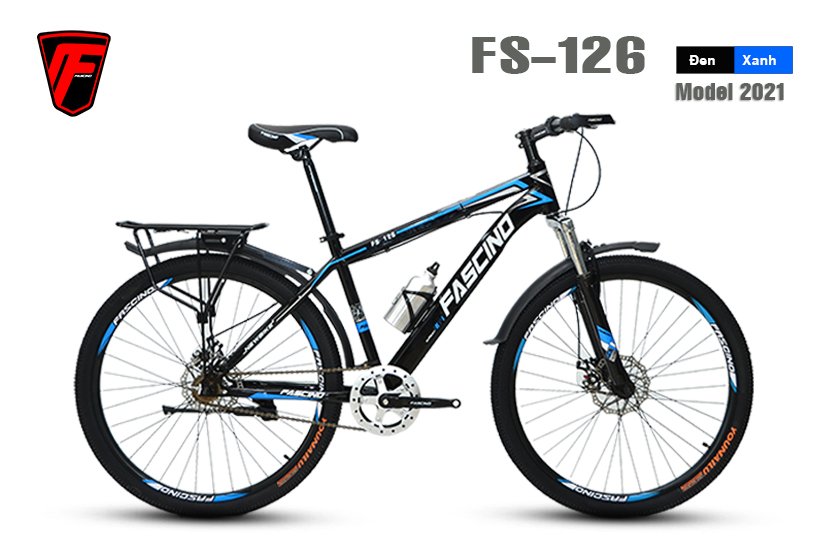 Xe đạp Địa hình FASCINO FS-126 (Đen,Xanh)