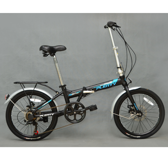 Xe đạp Gấp PLENTY FA207 (Đen,Xanh)