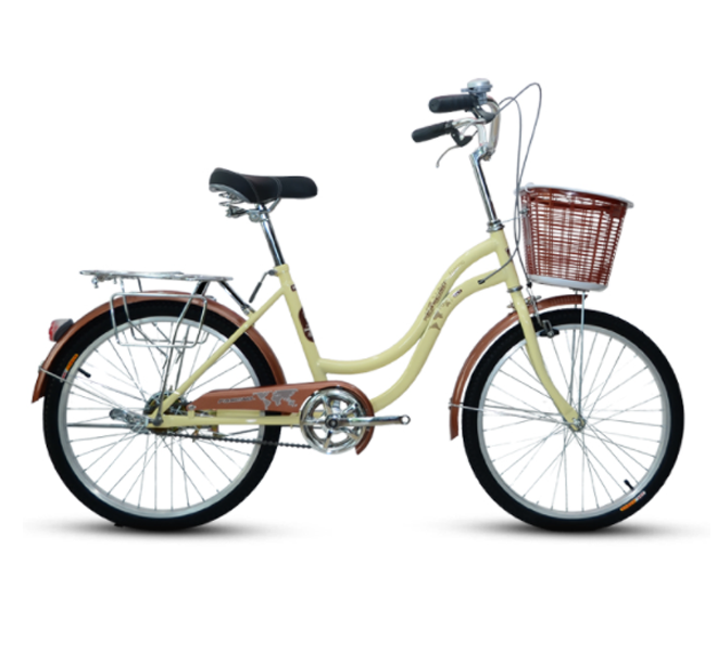 Xe đạp Mini FASCINO FM-20 (Vàng Cafe)
