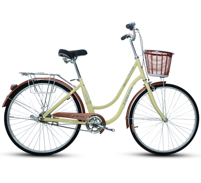 Xe đạp Mini FASCINO FM-24 (Vàng Cafe)