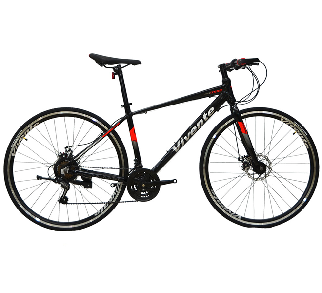 Xe đạp Touring VIVENTE SPORT (Đen,Đỏ)