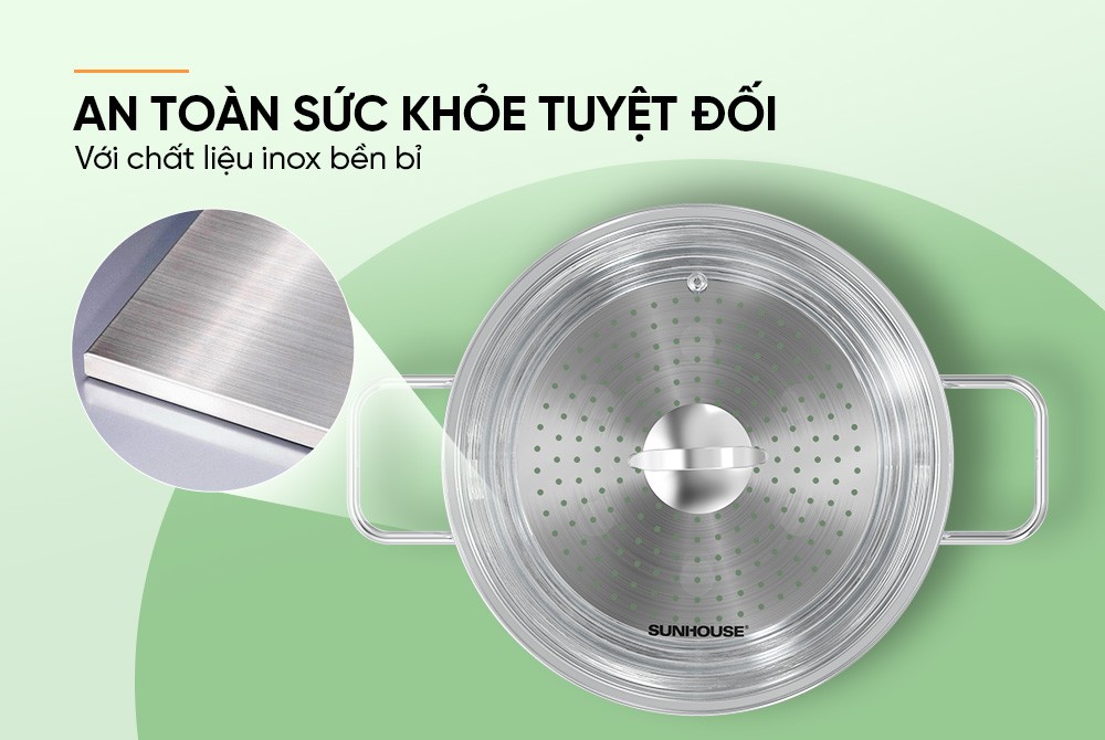 Xửng đa năng inox Sunhouse Eco SHG105-24