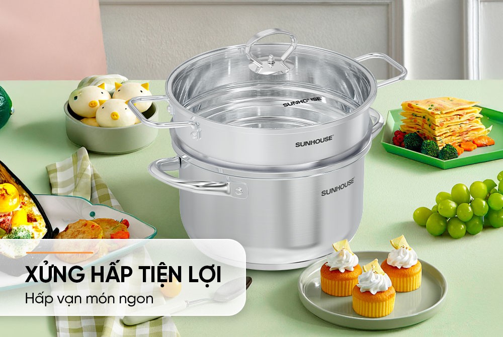 Xửng đa năng inox Sunhouse Eco SHG105-24