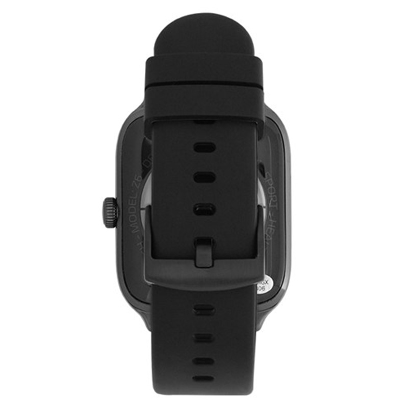 Đồng hồ thông minh Zwatch Z6 44mm màu đen dây Sillicone