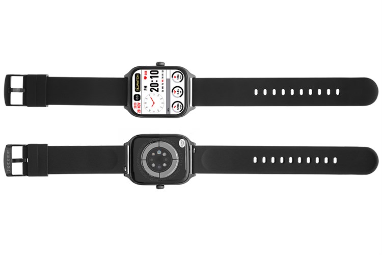 Đồng hồ thông minh Zwatch Z6 44mm màu đen dây Sillicone