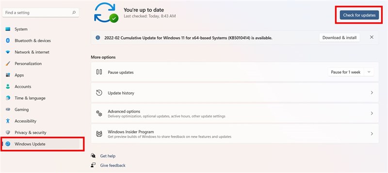 Cập nhật phiên bản Windows 11