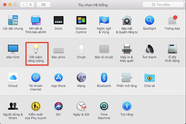 Cách tắt chế độ ngủ trên MacBook chạy hệ điều hành macOS Catalina 10.15 trở về