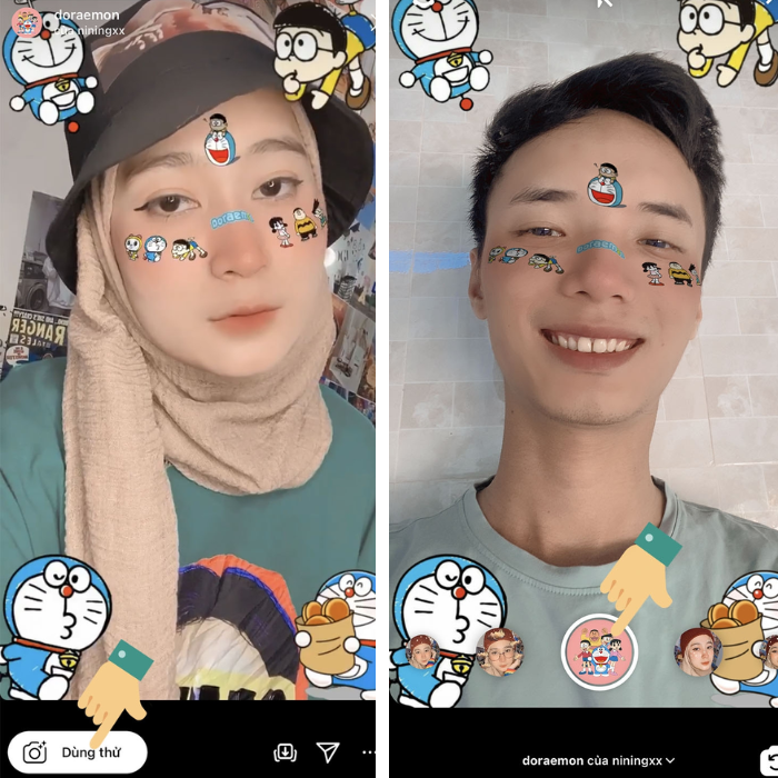 Cách lấy filter trên Instagram để quay TikTok