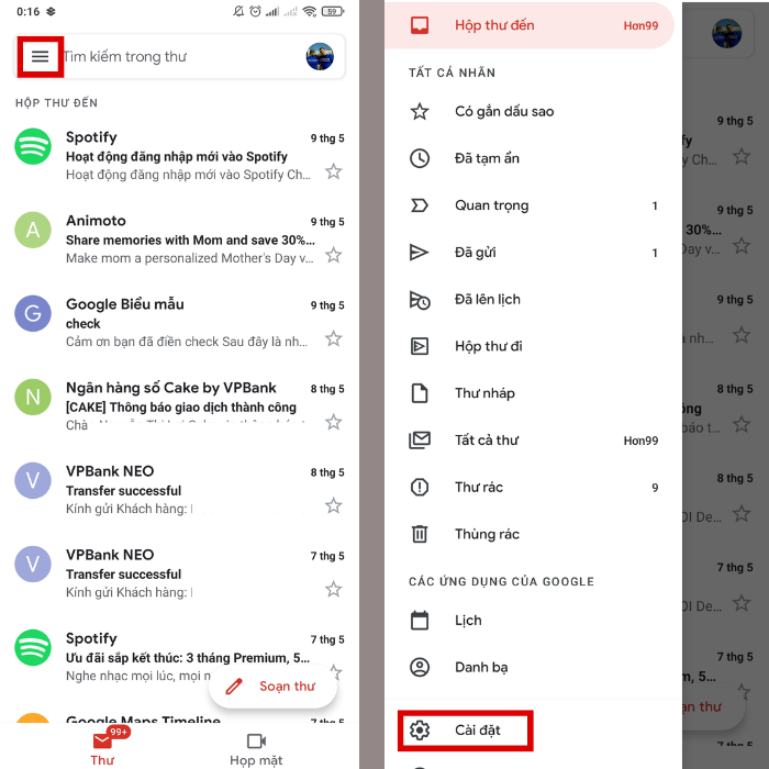 Cách đăng xuất Gmail từ xa trên điện thoại
