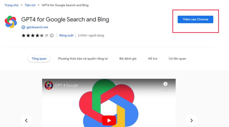 Hướng dẫn tích hợp ChatGPT vào danh mục tìm kiếm Bing