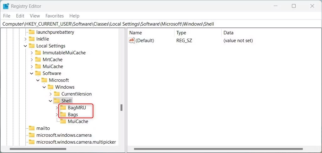 Hướng dẫn reset Folder View Settings bằng Registry Editor về mặc định