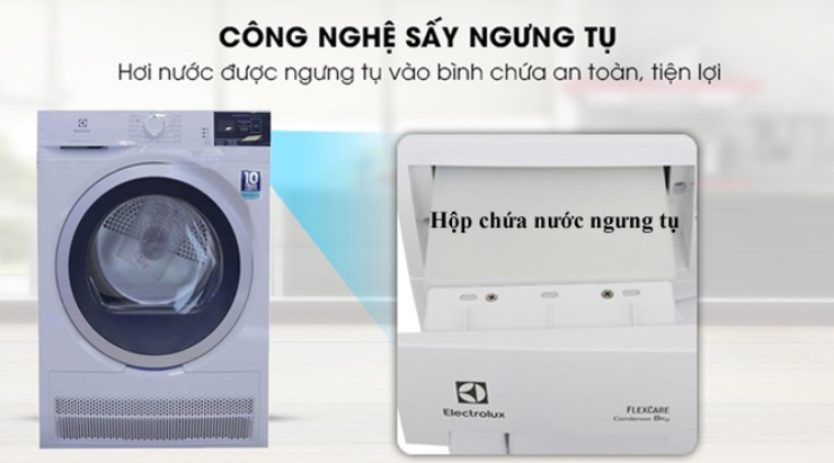 Các loại máy sấy quần áo phổ biến