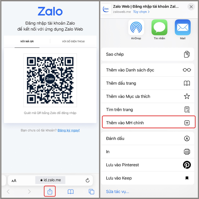 Cách đăng nhập 2 Zalo trên iPhone