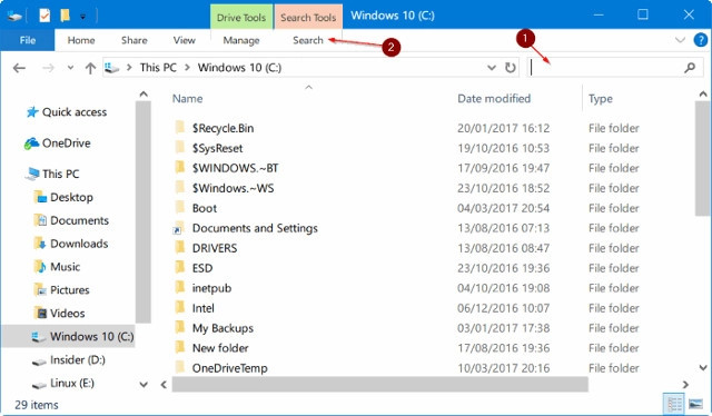 Hướng dẫn tìm kiếm các file dung lượng lớn nhờ File Explorer