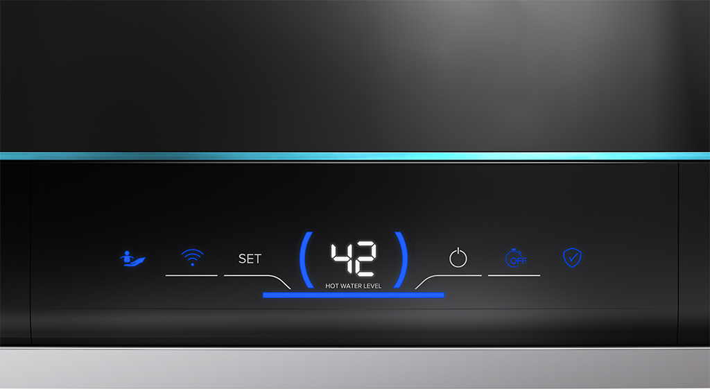 Kiểu dáng Slim3 mỏng gọn, dễ lắp đặt ở mọi phòng tắm