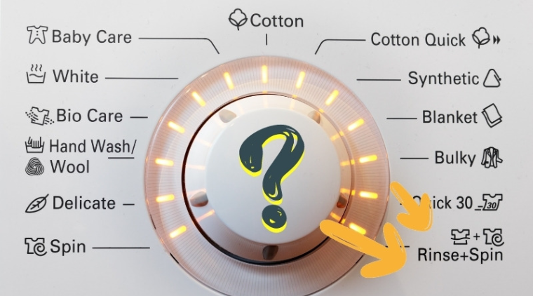 Chế độ Rinse trong máy giặt là gì?