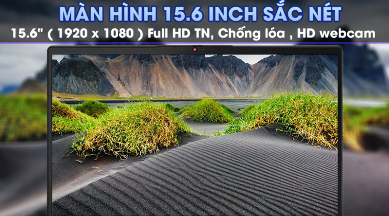 Màn hình Full HD 15.6 inch hiển thị sắc nét