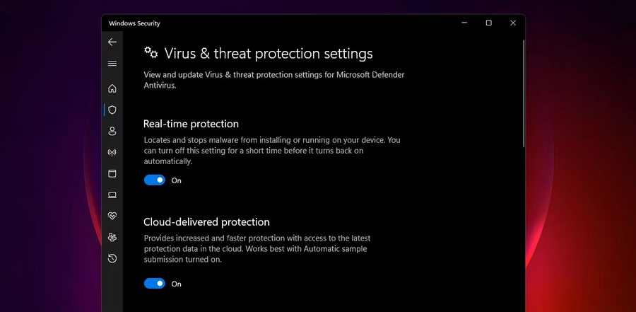 Xóa thư mục Protection History trên Microsoft Defender