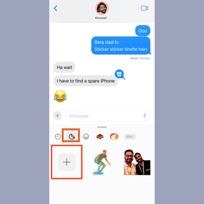 Cách tạo sticker từ ảnh trên iOS 17 qua ứng dụng Tin nhắn