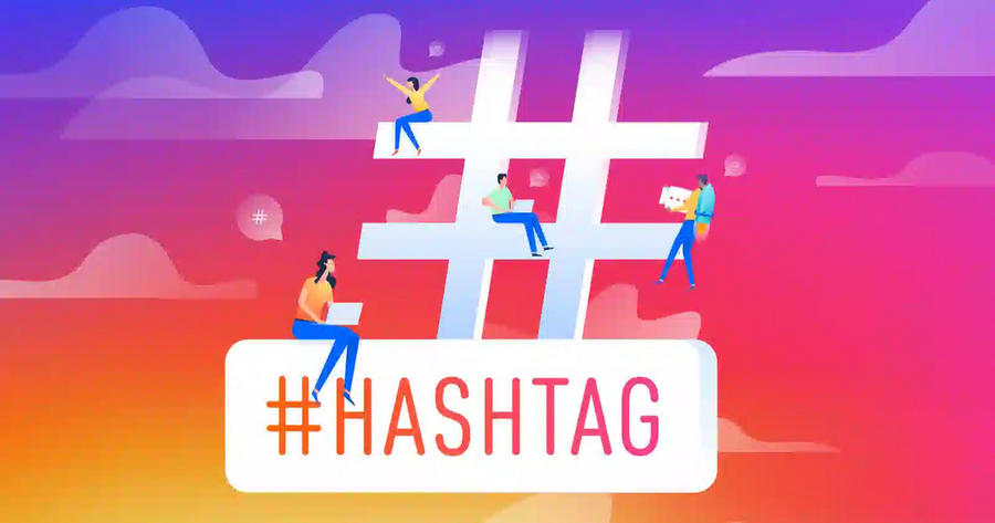 Dùng các hastag