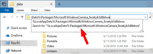 Hướng dẫn cách sao lưu thủ công để cài đặt ứng dụng Camera trên Windows 10