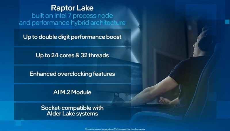 Tất Tần Tật chip Intel thế hệ 13 Raptor Lake