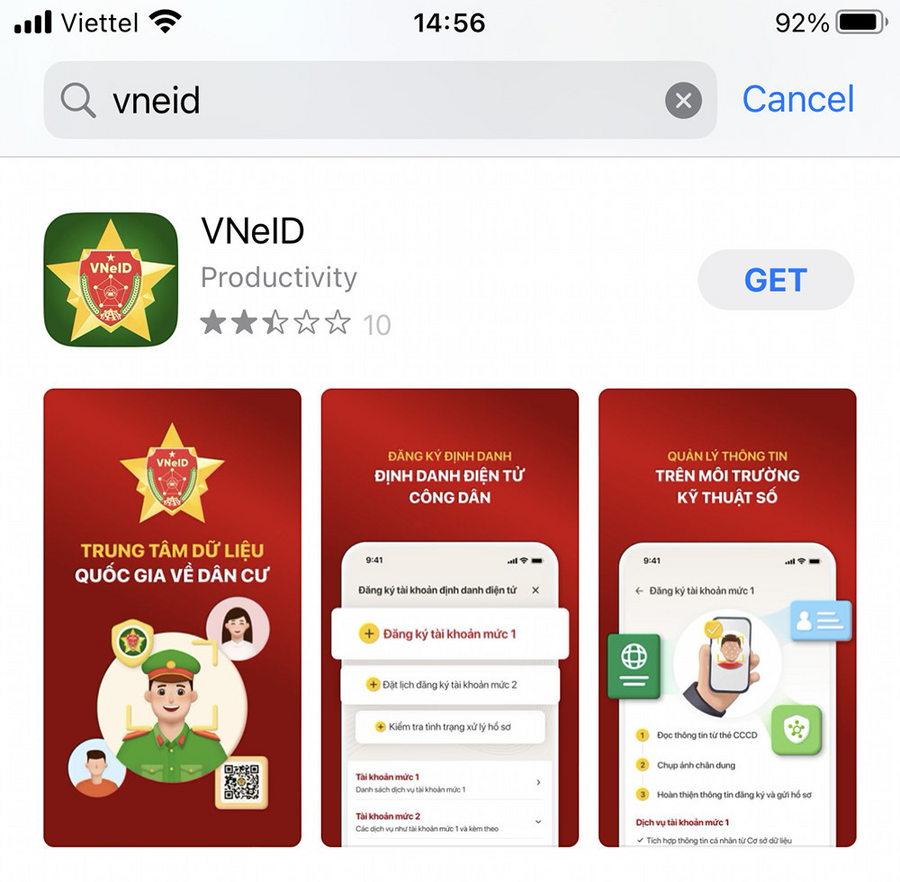 Cách đăng nhập VNeID trên điện thoại mới