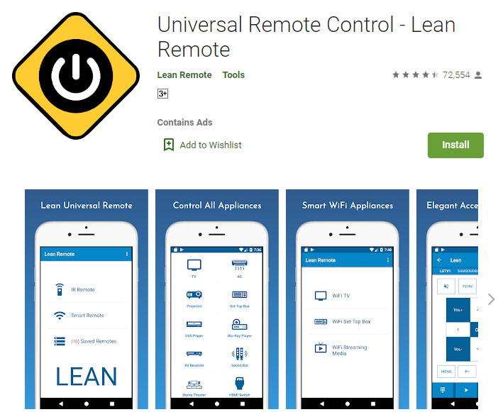 Universal Remote Control - Lean Remote