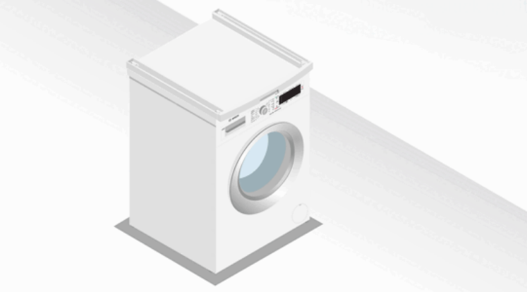Cách để máy giặt và máy sấy chồng lên nhau