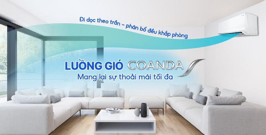 Luồng gió Coanda mát lành