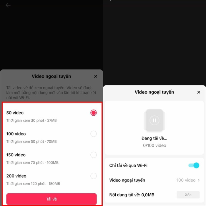 Cách xem video TikTok không cần mạng