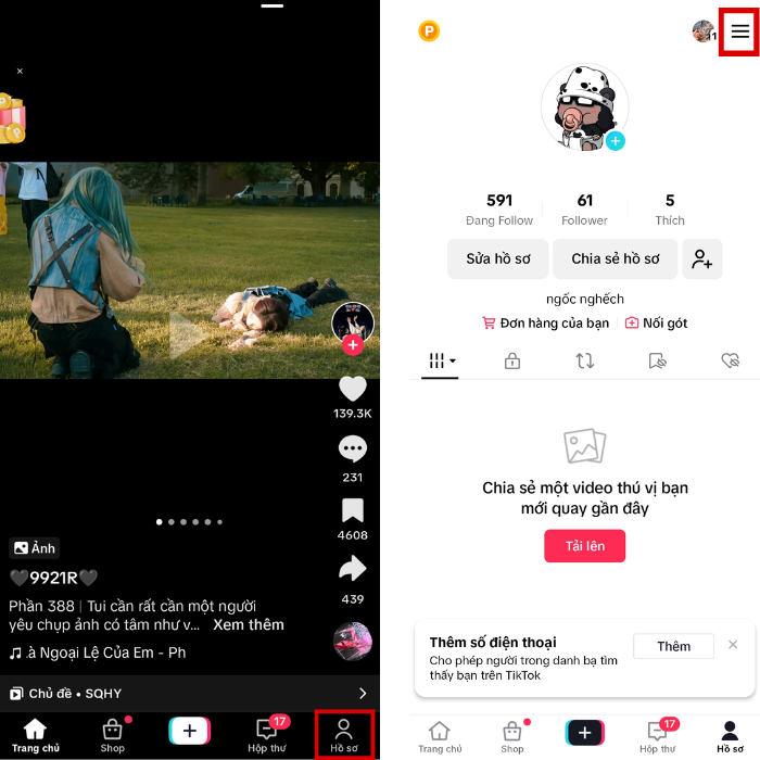 Cách xem video TikTok không cần mạng