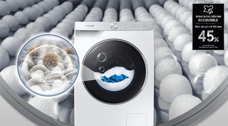Điểm khác biệt của máy giặt Samsung lồng ngang 10kg WW10TP44DSB/SV và Samsung WW10TA046AE/SV