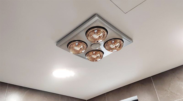 Cách khắc phục tình trạng nổ đèn sưởi nhà tắm